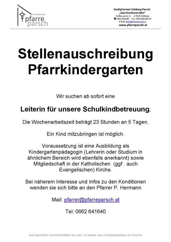 Stellenausschreibung-KIGA